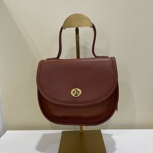 Vintage Coach Bella Court Leather satchel Bag